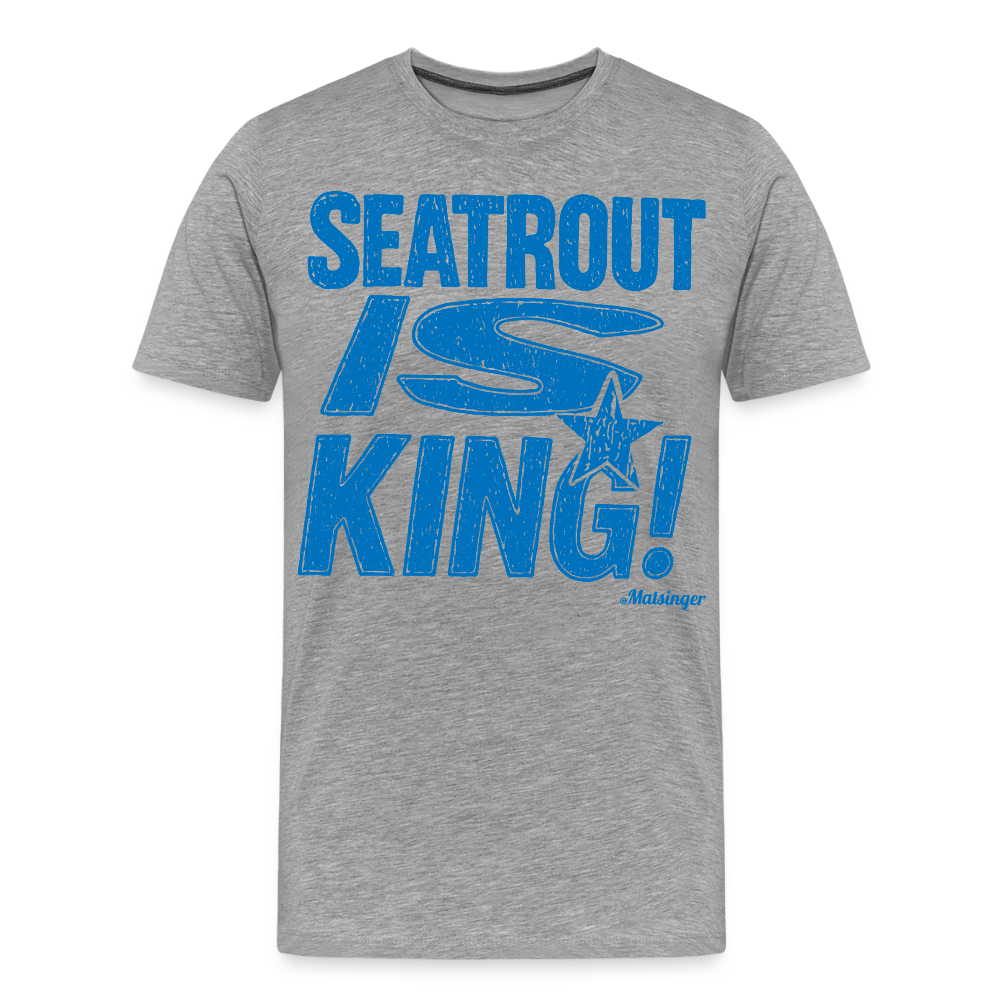 Seatrout is King - Grau meliert