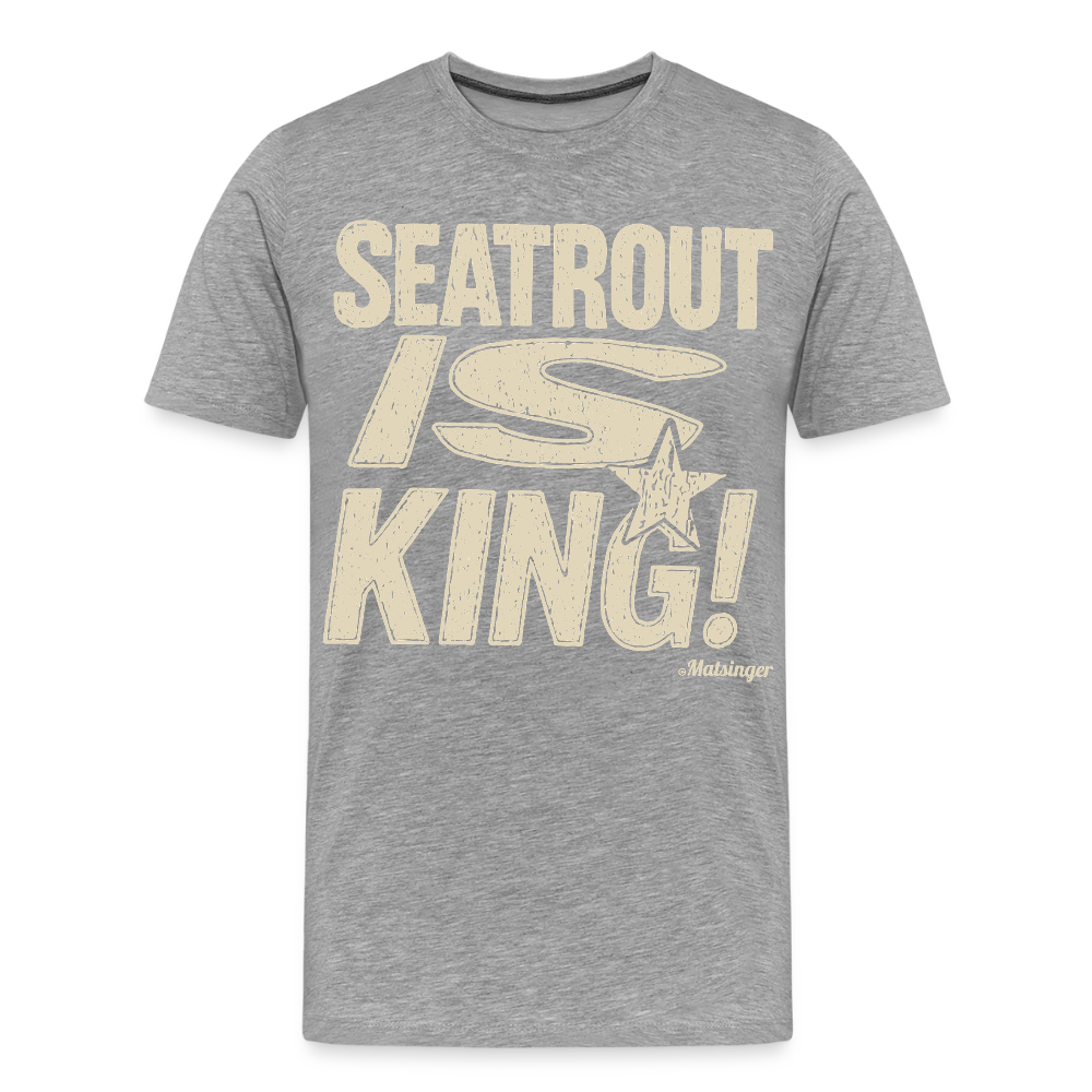Seatrout is King - Grau meliert