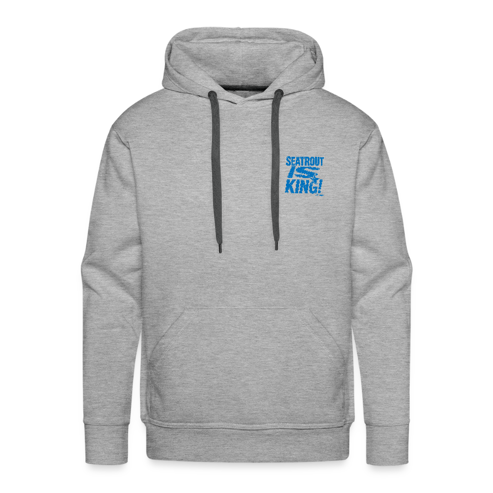 Seatrout is King Hoodie - Grau meliert