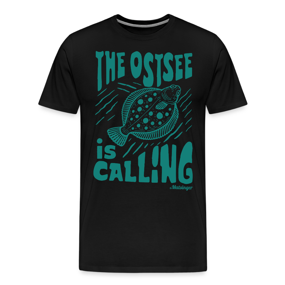 The Ostsee is Calling T-Shirt - Schwarz