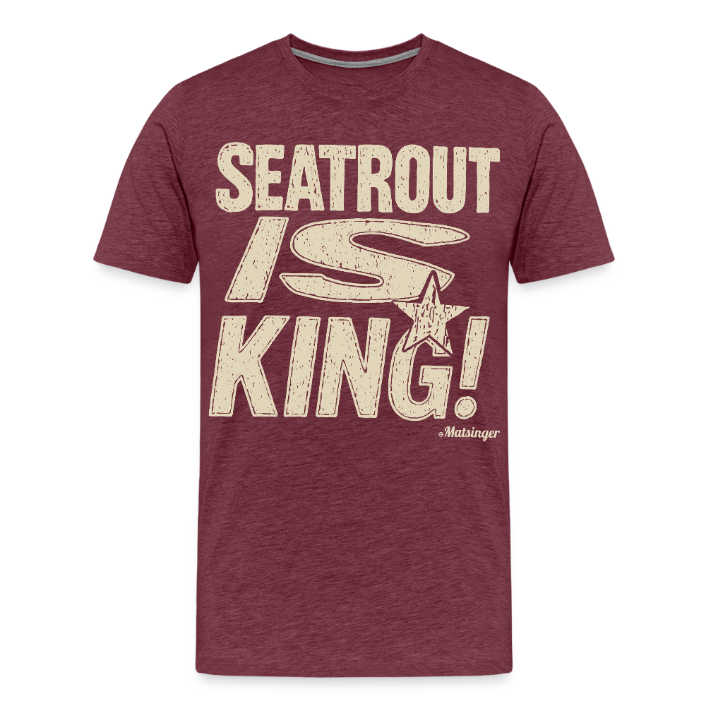 Seatrout is King - Bordeauxrot meliert