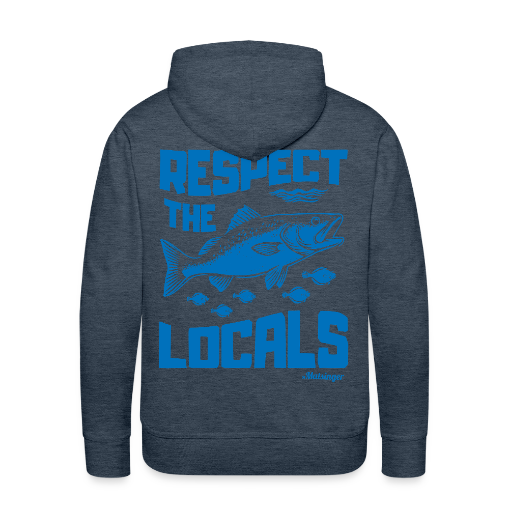 Respect The Locals Hoodie - Jeansblau