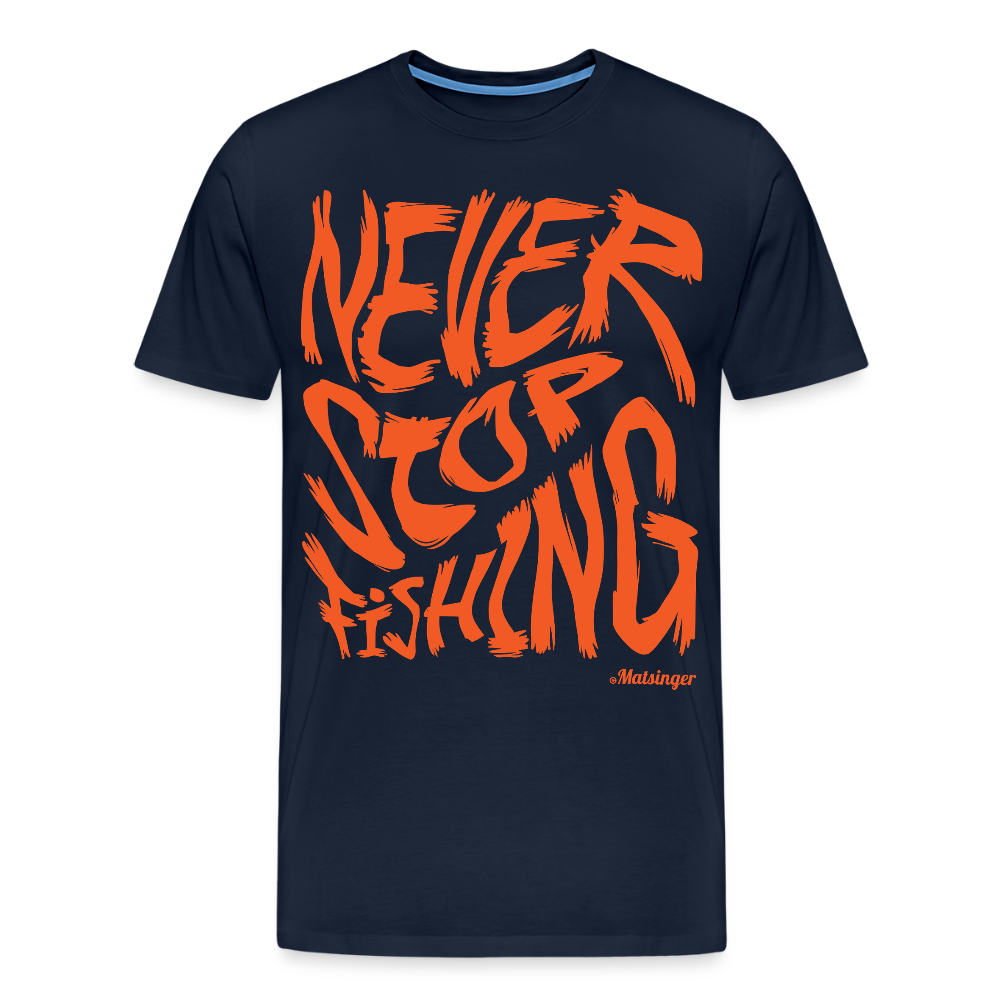 Never Stop Fishing - Navy