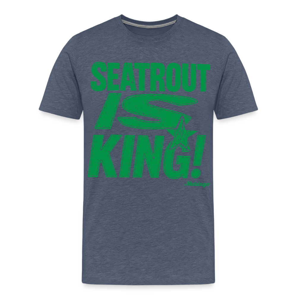Seatrout is King - Blau meliert