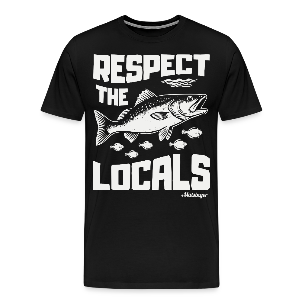 Respect The Locals T-Shirt - Schwarz