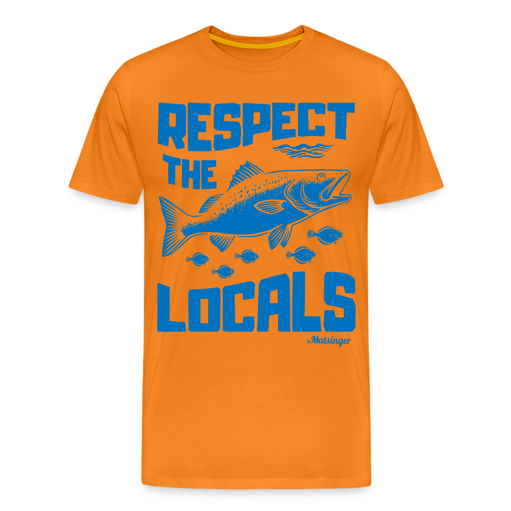 Respect The Locals T-Shirt - Orange