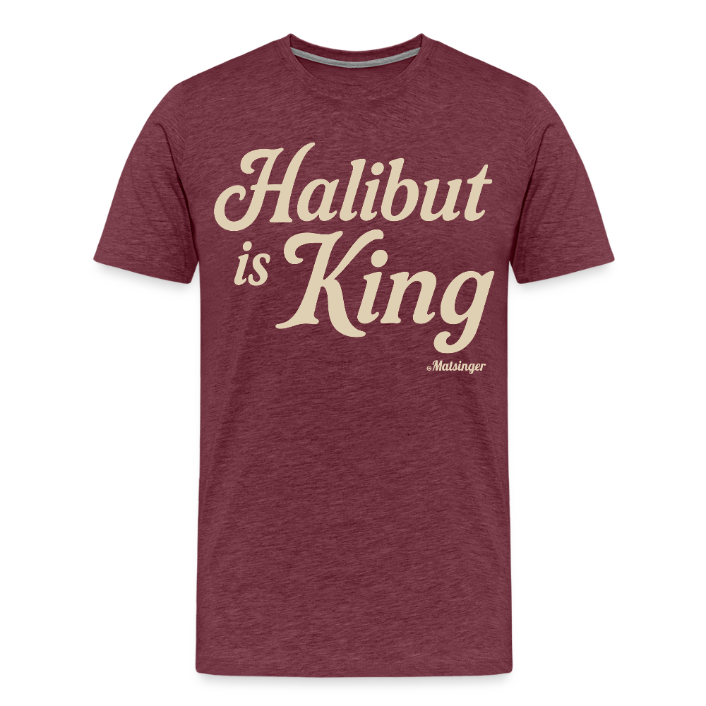 Halibut is King! - Bordeauxrot meliert