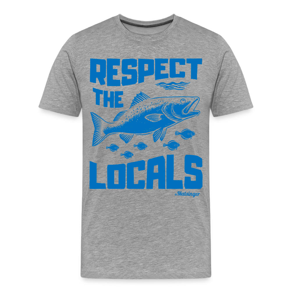 Respect The Locals T-Shirt - Grau meliert