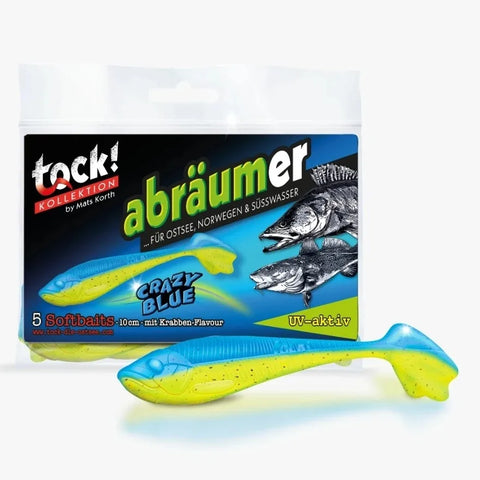 tock! Abräumer Softbait 10cm "Crazy Blue"