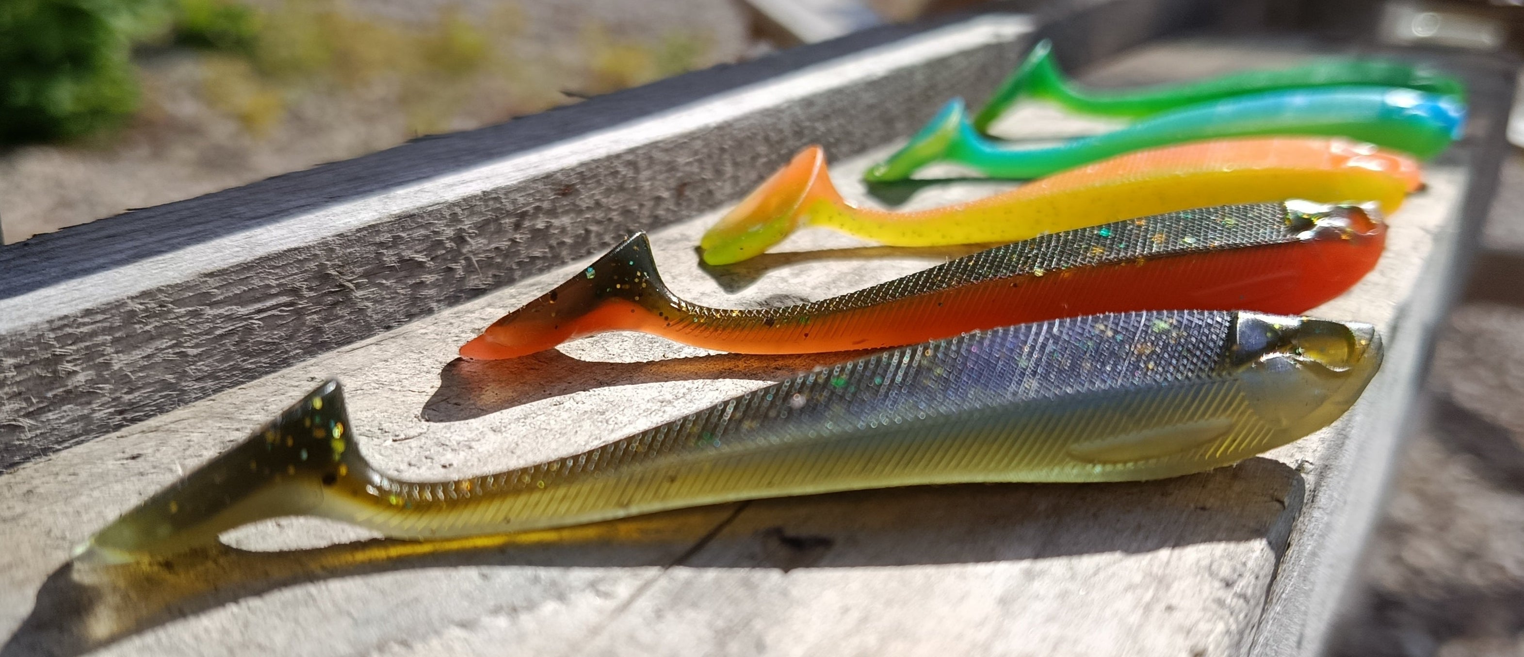 tock! Gummifisch Abräumer 10cm Zander Hecht Barsch Pollak Schellfisch