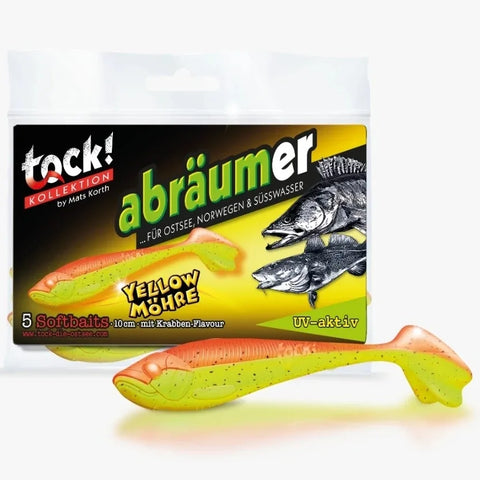 tock! Abräumer Softbait 10cm "Yellow Möhre"